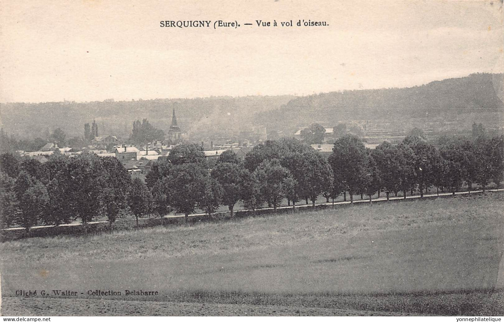 27 - EURE - Canton de BERNAY - LOT DE 18 CPA de SERQUIGNY dont la gare - LOT 27-12G