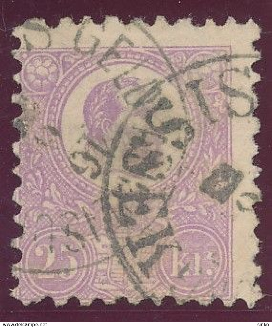 1871. Lithography 25kr, SISSEK - ...-1867 Prephilately