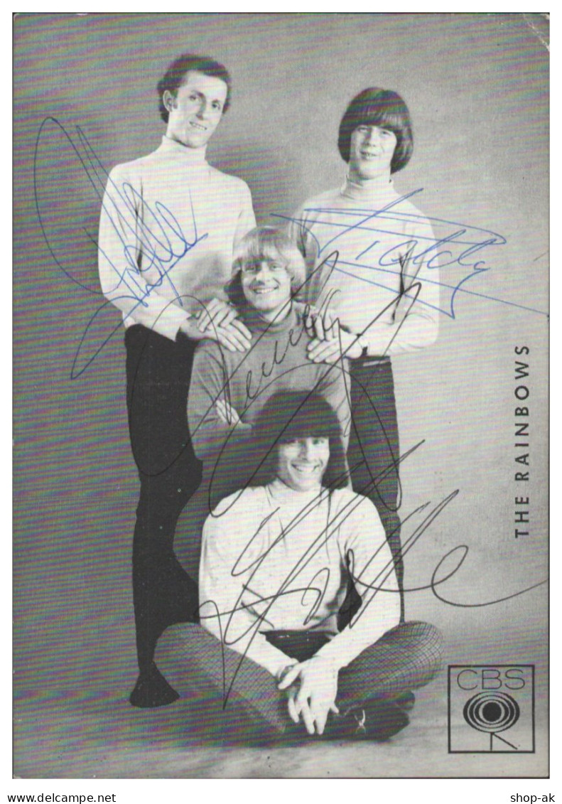Y28772/ The Rainbows  Beat- Popgruppe  Autogramme Autogrammkarte 60er Jahre - Autographs