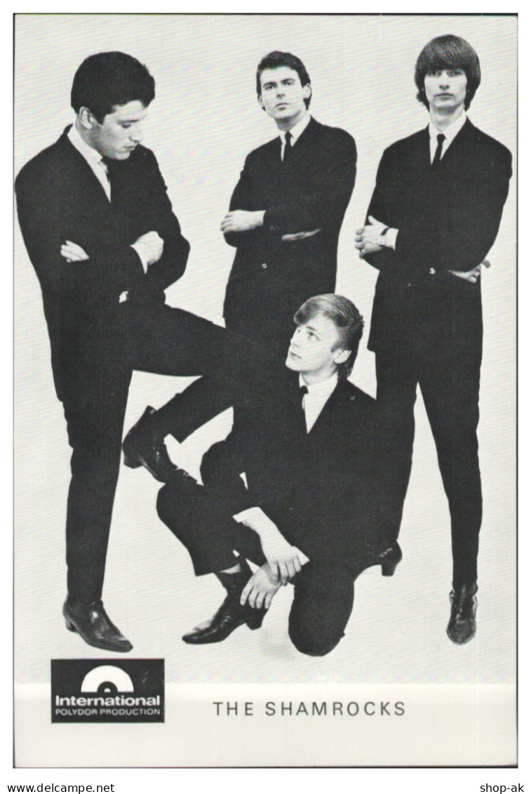 V6104/ The Shamrocks Beat- Popgruppe Autogrammkarte 60er Jahre - Cantanti E Musicisti
