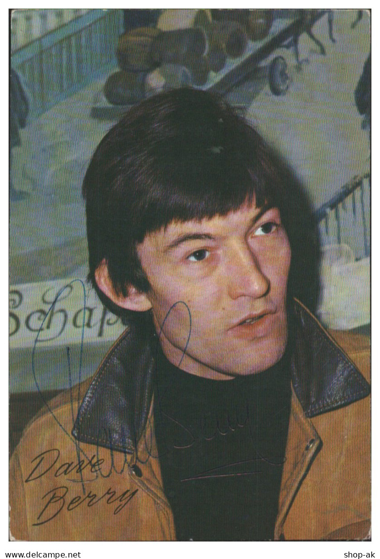 V6120/ Dave Berry Autogramm 60/70er Jahre AK - Handtekening