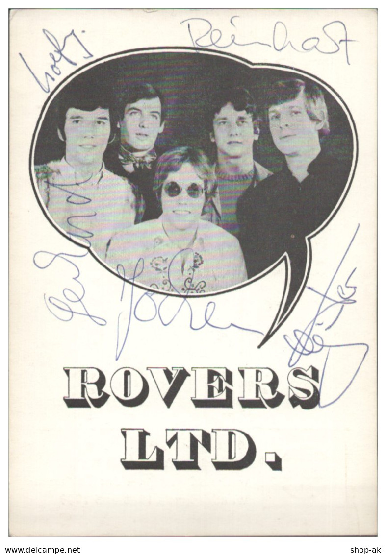 V6112/ Rovers Ltd.  Autogramme Beat- Popgruppe 1969 Autogrammkarte - Cantanti E Musicisti