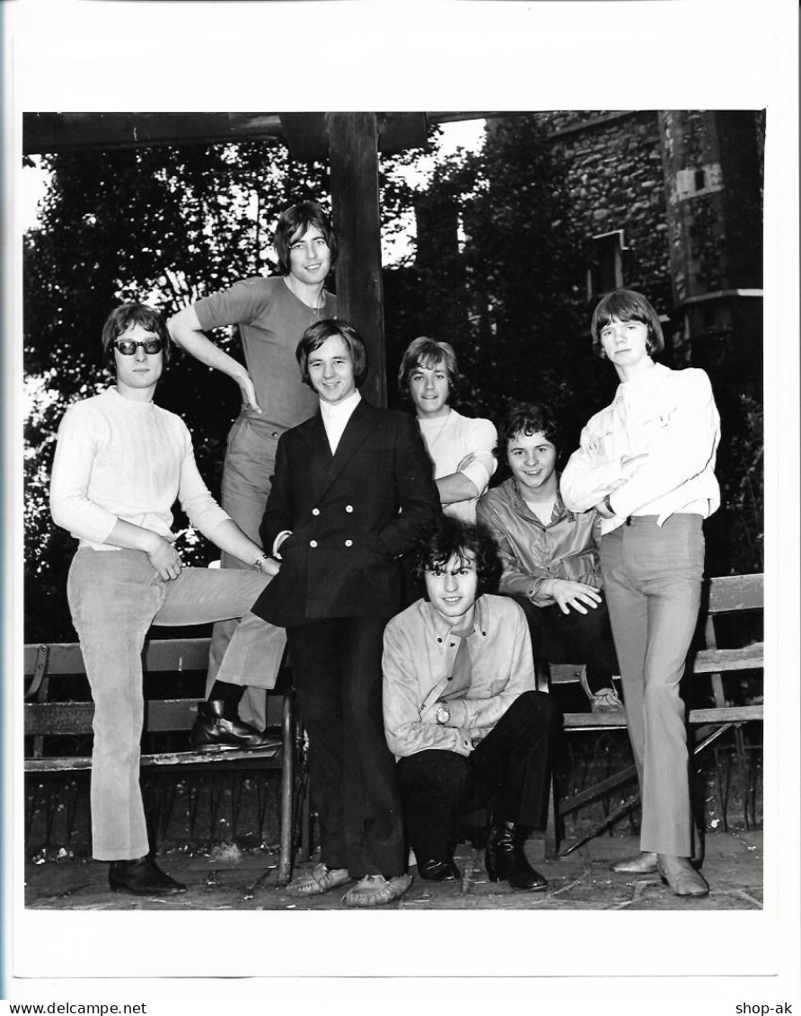 C6112/ Amen Corner Popgruppe Pressefoto Foto 25,5 X 20,5 Cm  1968 - Andere & Zonder Classificatie