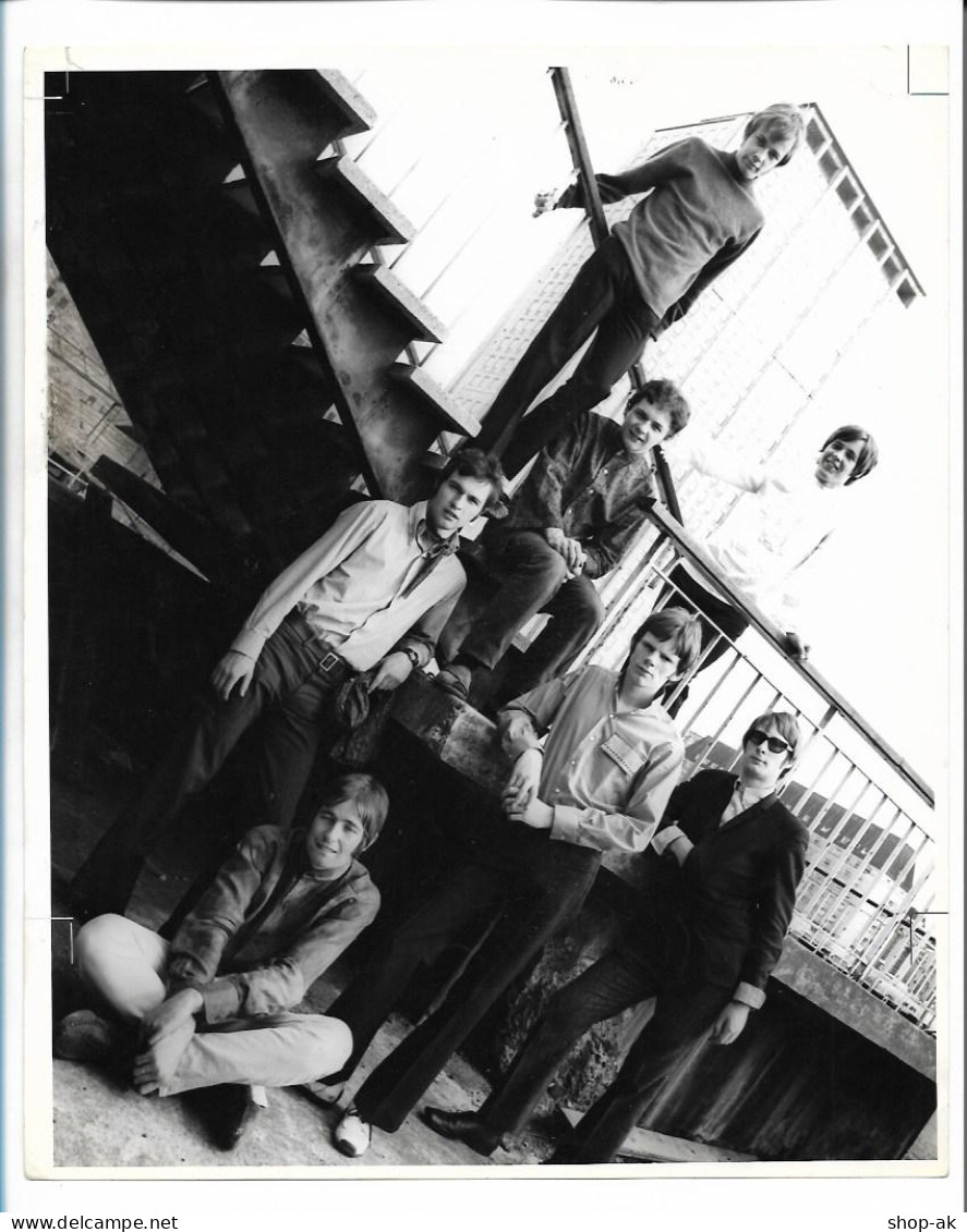 C6110/ Amen Corner Popgruppe Pressefoto Foto 25,5 X 20,5 Cm 1967 - Otros & Sin Clasificación