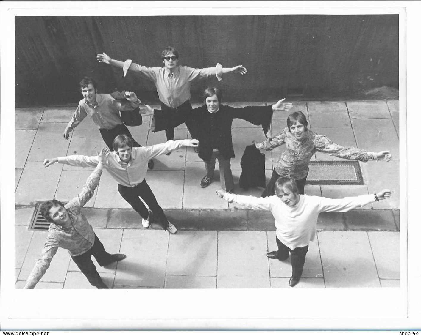 C6111/ Amen Corner Popgruppe Pressefoto Foto 25,5 X 20,5 Cm Ca.1968 - Otros & Sin Clasificación