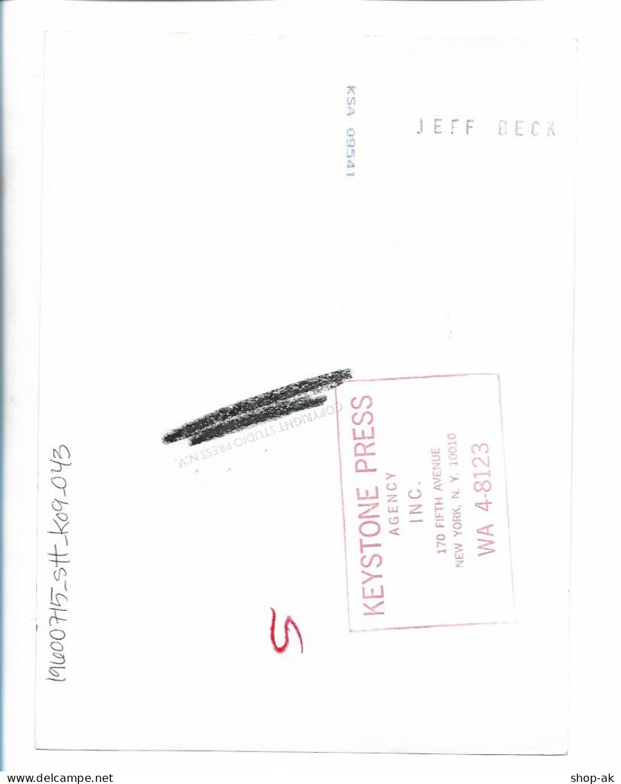 C6102/ Jeff Beck  Pressefoto Foto 24 X 18 Cm Ca.1970 - Sonstige & Ohne Zuordnung