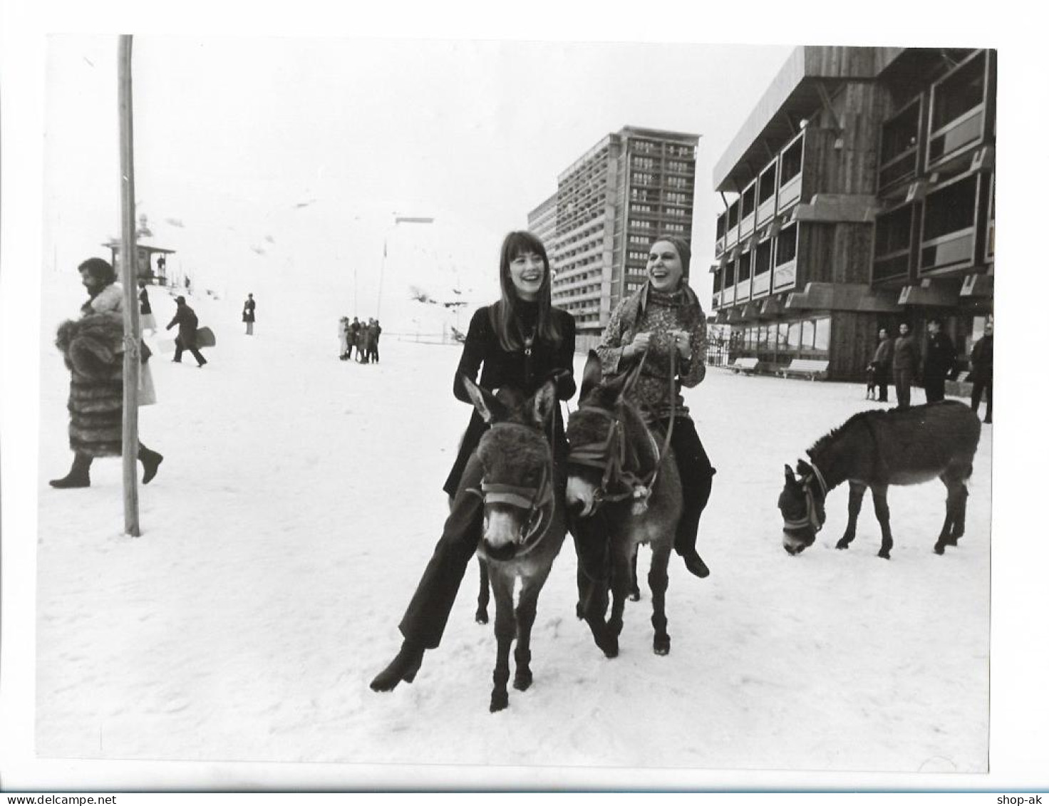 C6066/ Francoise Hardy Im Wintersport Original Pressefoto Foto 24 X 18cm Ca.1968 - Other & Unclassified