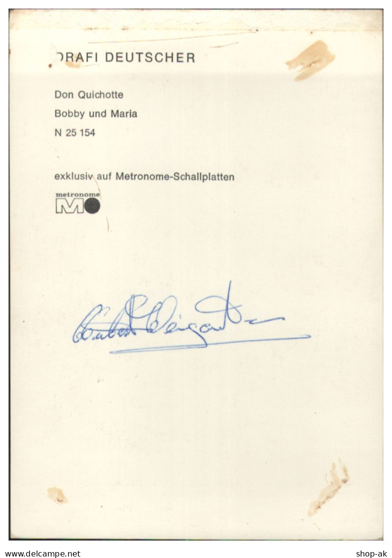 Y28752/ Drafi Deutscher Autogramm Kolibri AK 60er Jahre - Autogramme