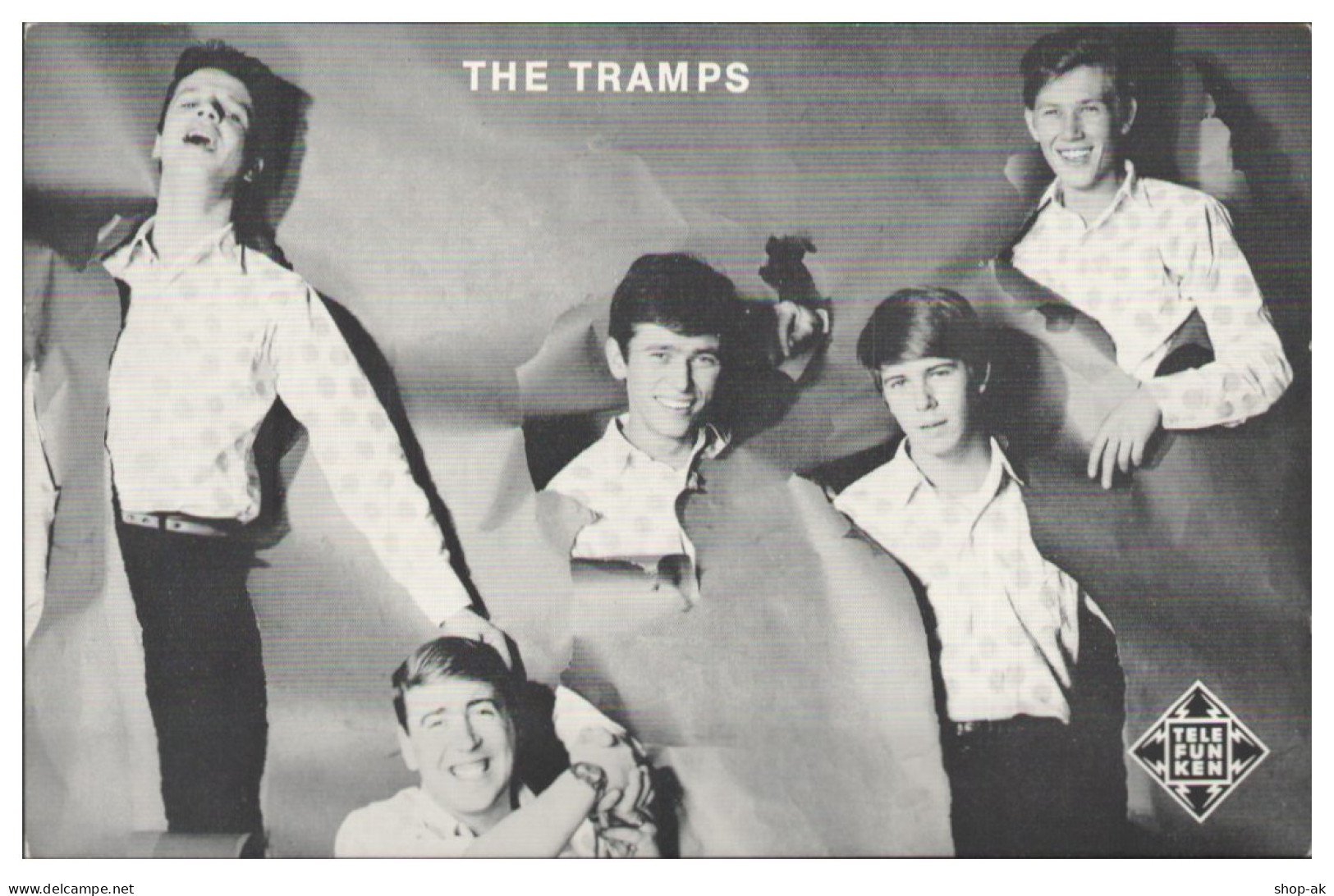 Y28747/ The Tramps Aus Hamburg Beat- Popgruppe Autogrammkarte 60er Jahre - Cantanti E Musicisti