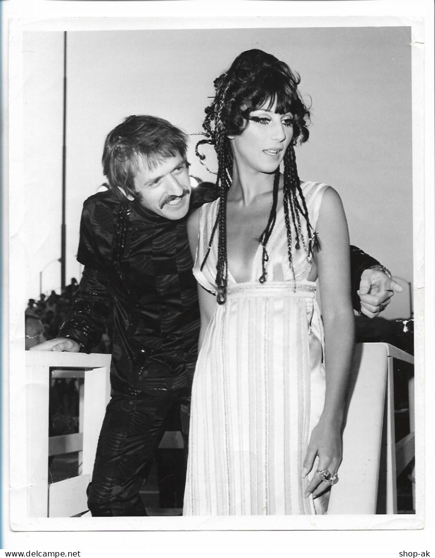 C6013/ Sonny And Cher Original Pressefoto Foto 1968  25,5 X 20,5 Cm - Autres & Non Classés