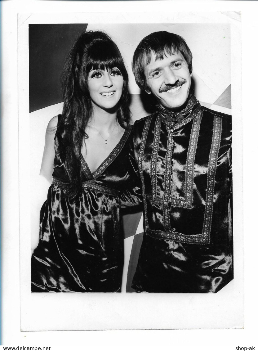 C6012/ Sonny And Cher Original Pressefoto Foto 1968  18 X 13 Cm - Other & Unclassified