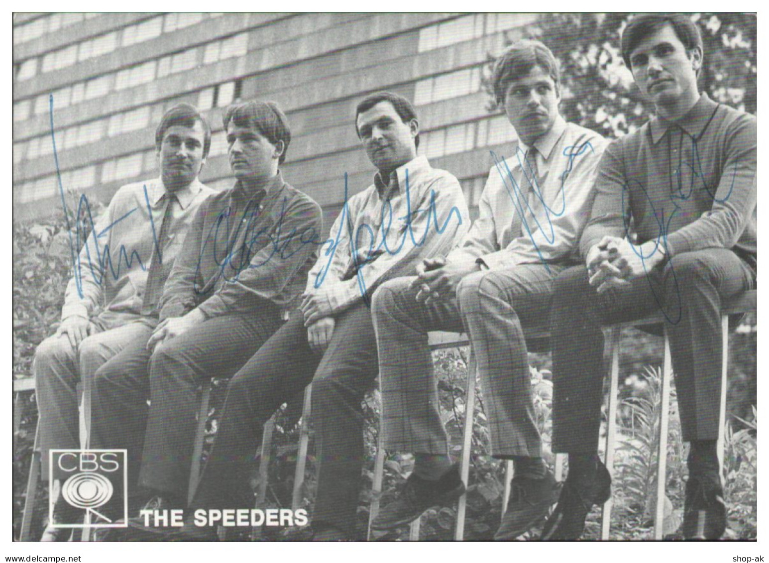 Y28677/ The Speeders  Beat- Popgruppe Autogramm AK 60er Jahre - Handtekening