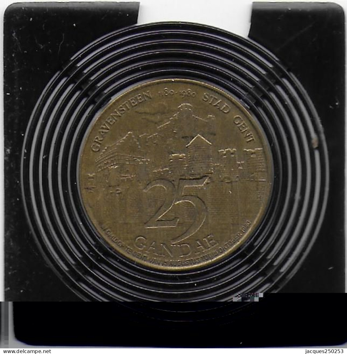 25 GANDEA 1980 GENT GRAVENSTEEN - Tokens Of Communes