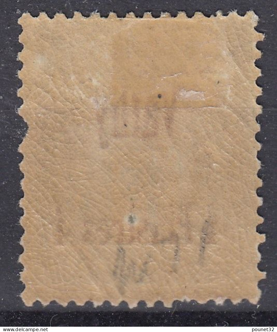 TIMBRE VATHY TYPE SAGE SURCHARGE N° 9 NEUF * GOMME AVEC CHARNIERE ( DEFECTUEUX ) - Unused Stamps