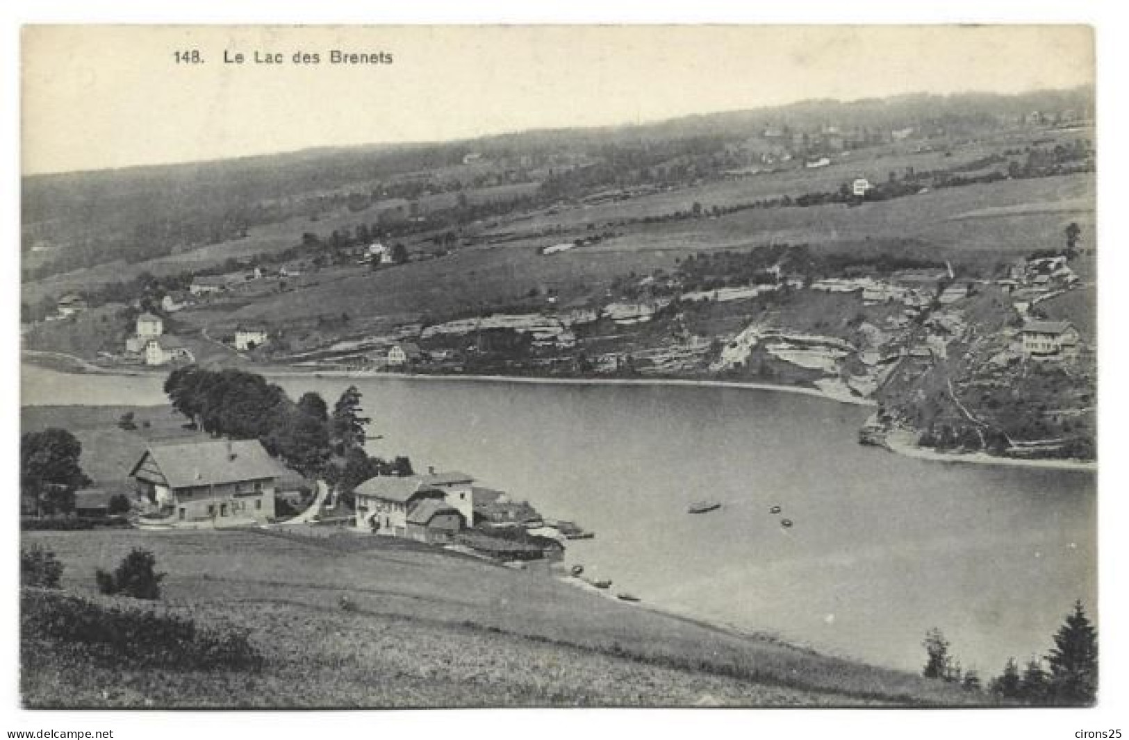 SUISSE NE Le Lac Des  Brenets - Les Brenets