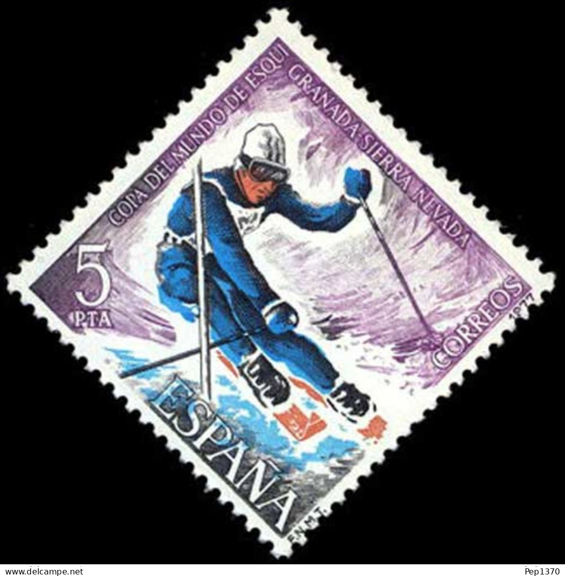 ESPAÑA 1977 - DEPORTES - SKI - EDIFIL 2408** - Ongebruikt