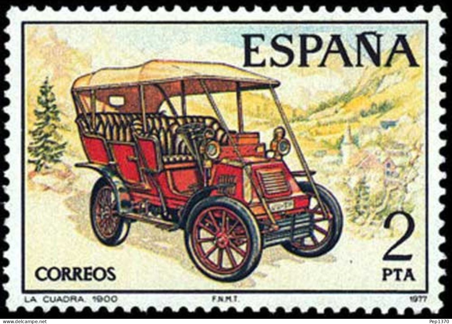 ESPAÑA 1977 - AUTOMOVILES ANTIGUOS - EDIFIL 2409** - Ongebruikt