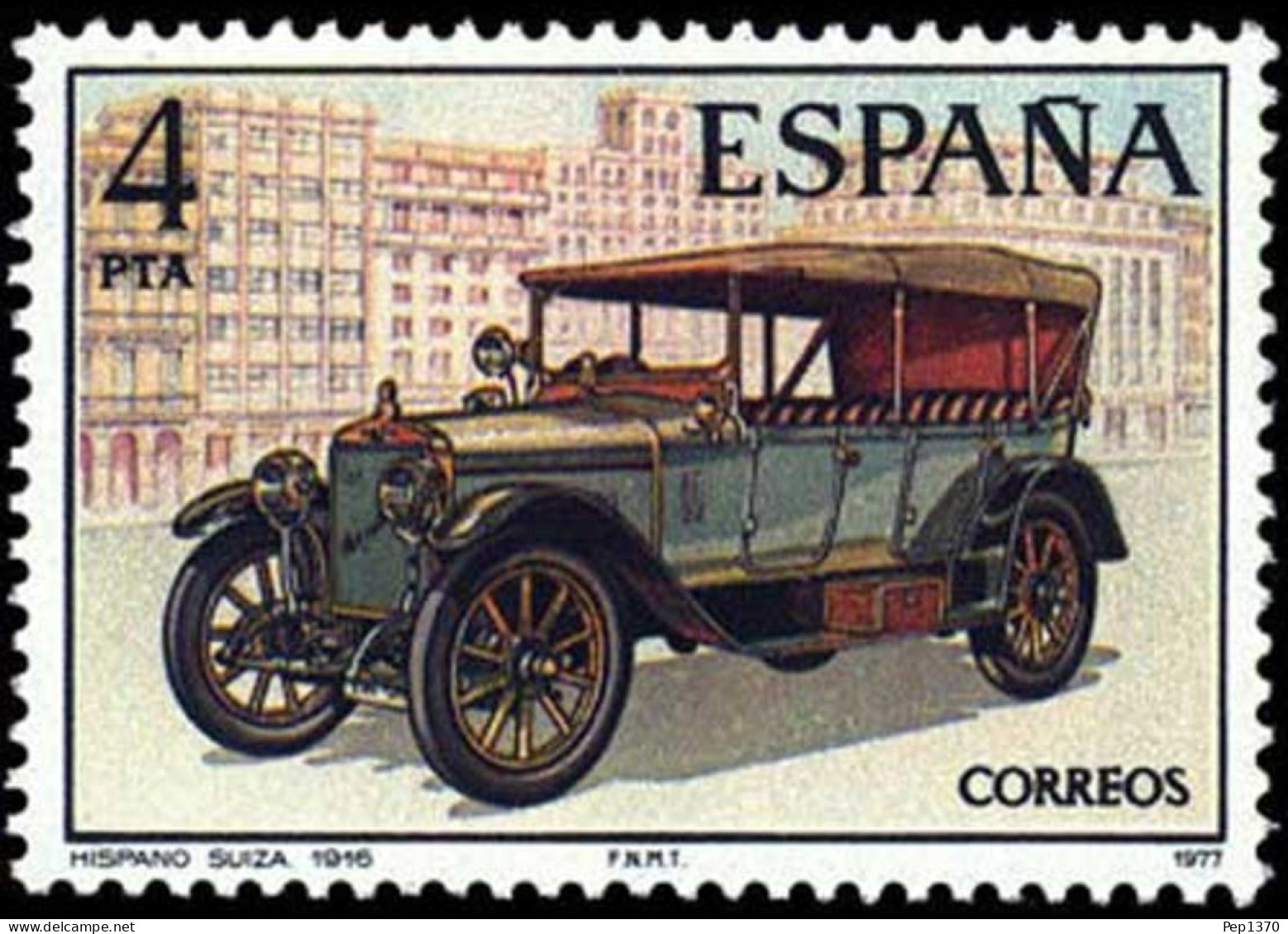 ESPAÑA 1977 - AUTOMOVILES ANTIGUOS - EDIFIL 2410** - Ongebruikt