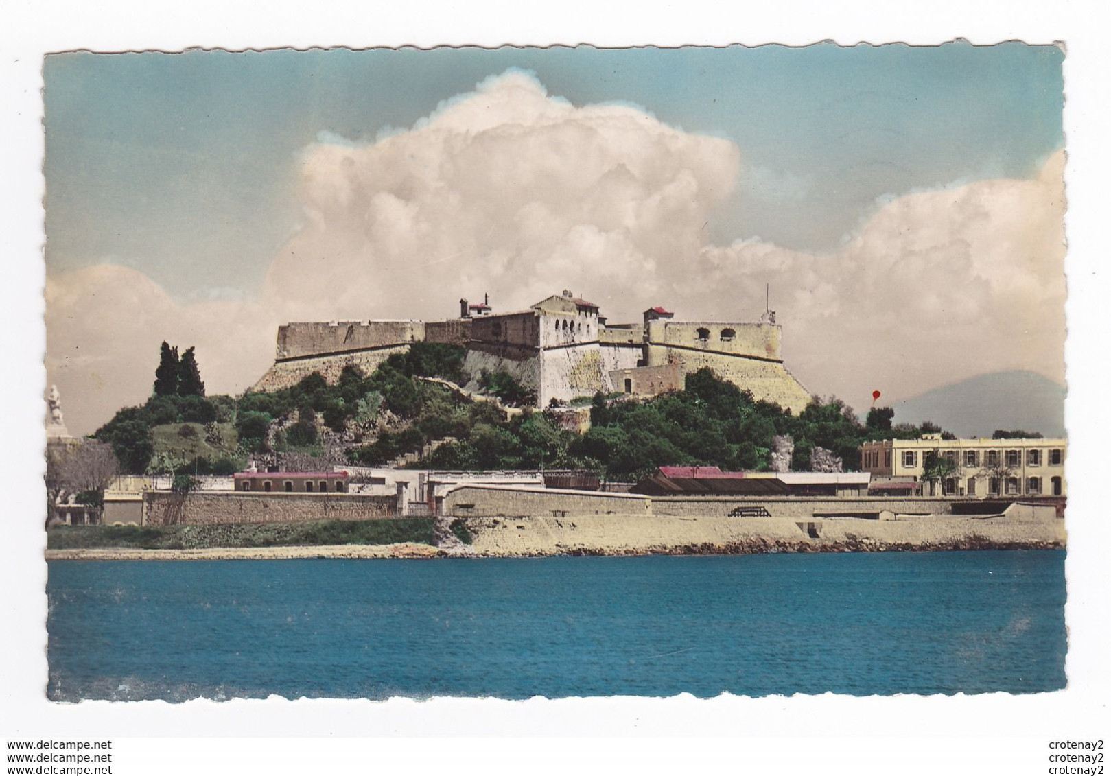 06 ANTIBES N°9 12 Le Fort Carré En 1954 VOIR DOS - Antibes