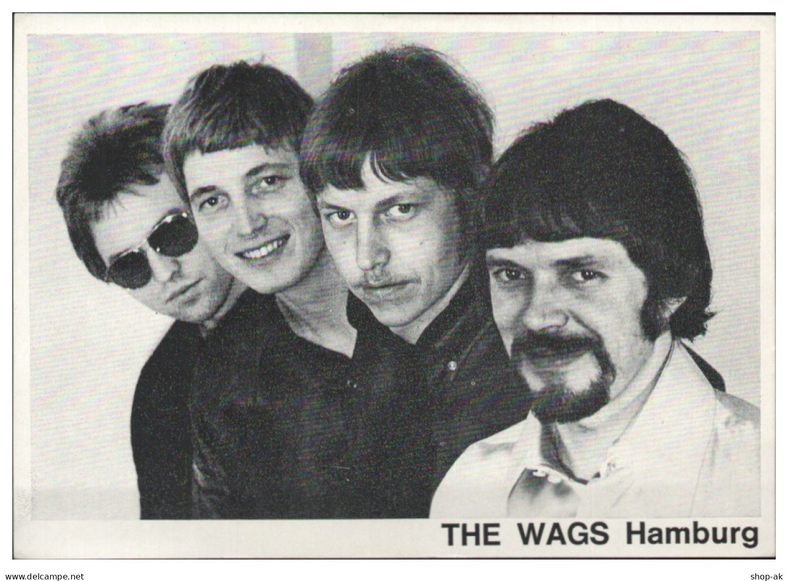 Y28659/ The Wags Aus Hamburg Beat- Popgruppe  Autogrammkarte 60er Jahre - Sänger Und Musikanten