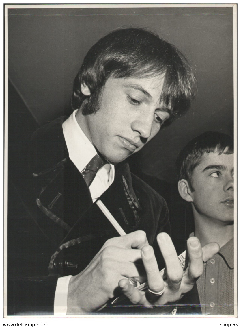 C5977/ Maurice Gibb  Bee Gees  Original Pressefoto Foto 21 X 16  Cm Ca.1968 - Sonstige & Ohne Zuordnung