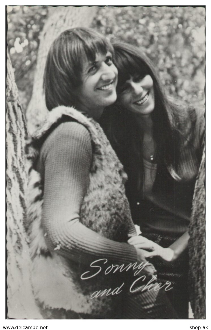 V6039/  Sonny And Cher   Freihoff Foto AK  60/70er Jahre - Sänger Und Musikanten