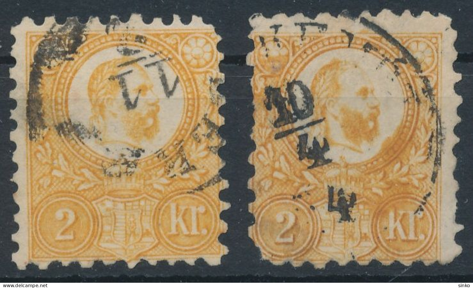 1871. Engraved 2kr Stamps - ...-1867 Préphilatélie