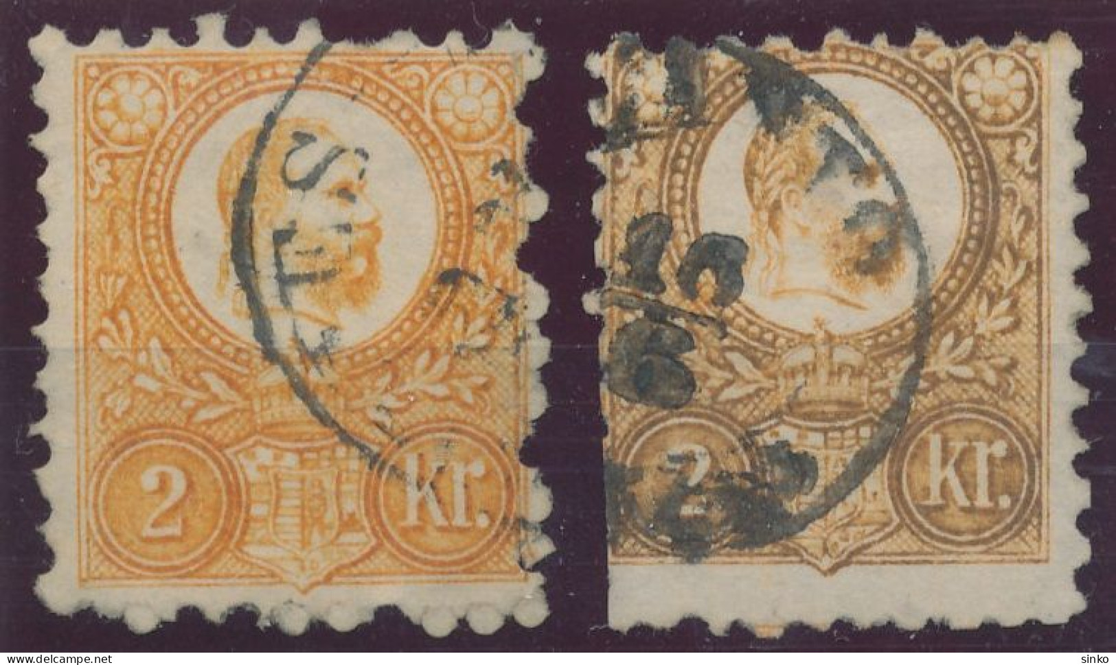 1871. Engraved 2kr Stamps - ...-1867 Prefilatelia