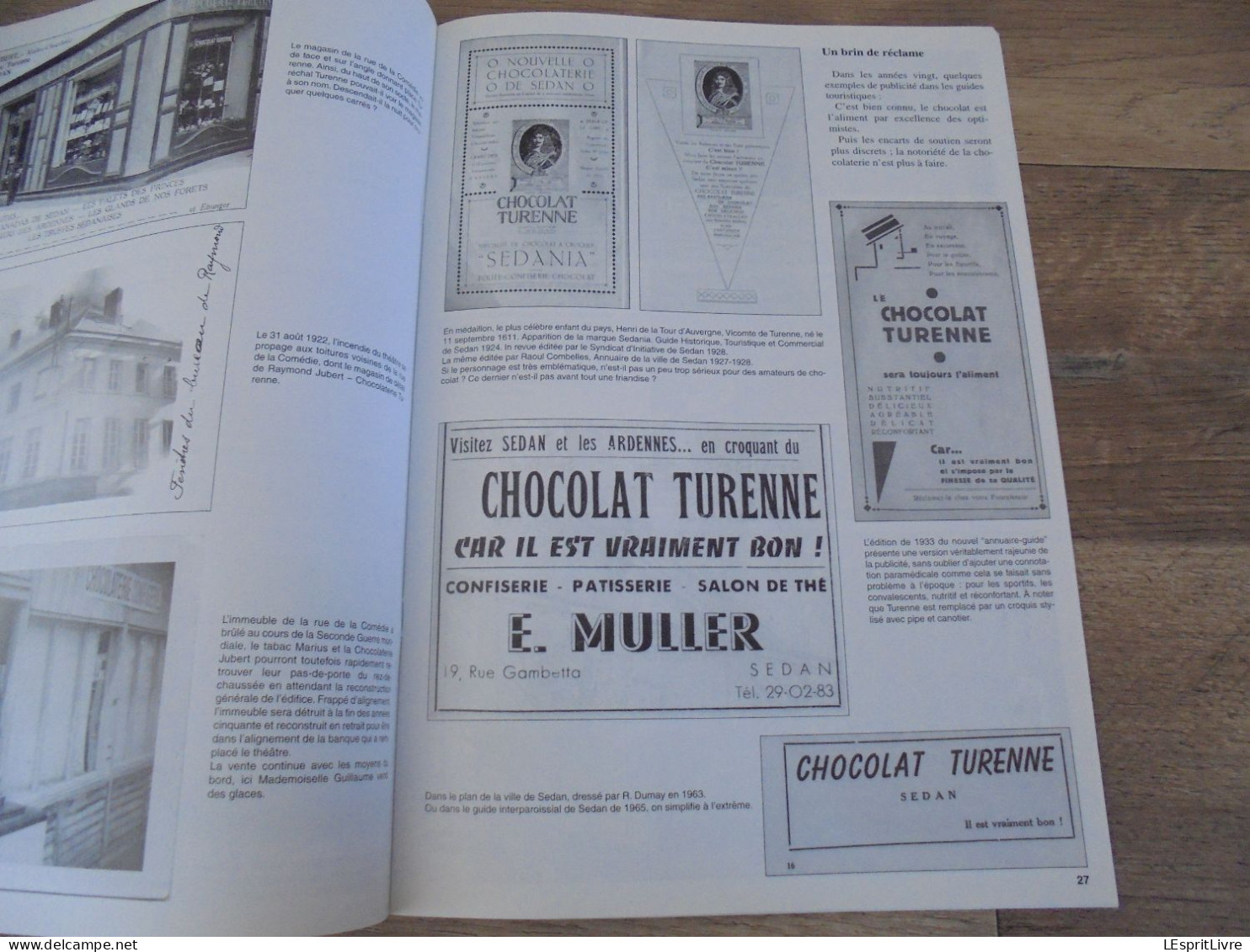 TERRES ARDENNAISES N° 114 Régionalisme Ardennes Chocolaterie Chocolat Turenne Sedan Bourg Fidèle Guerre 14 18 Hannogne