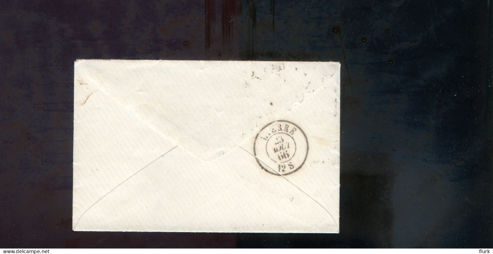 België OCB18 Gestempeld Op Brief Bruxelles-Lierre 1866 Perfect (2 Scans) - 1865-1866 Profil Gauche