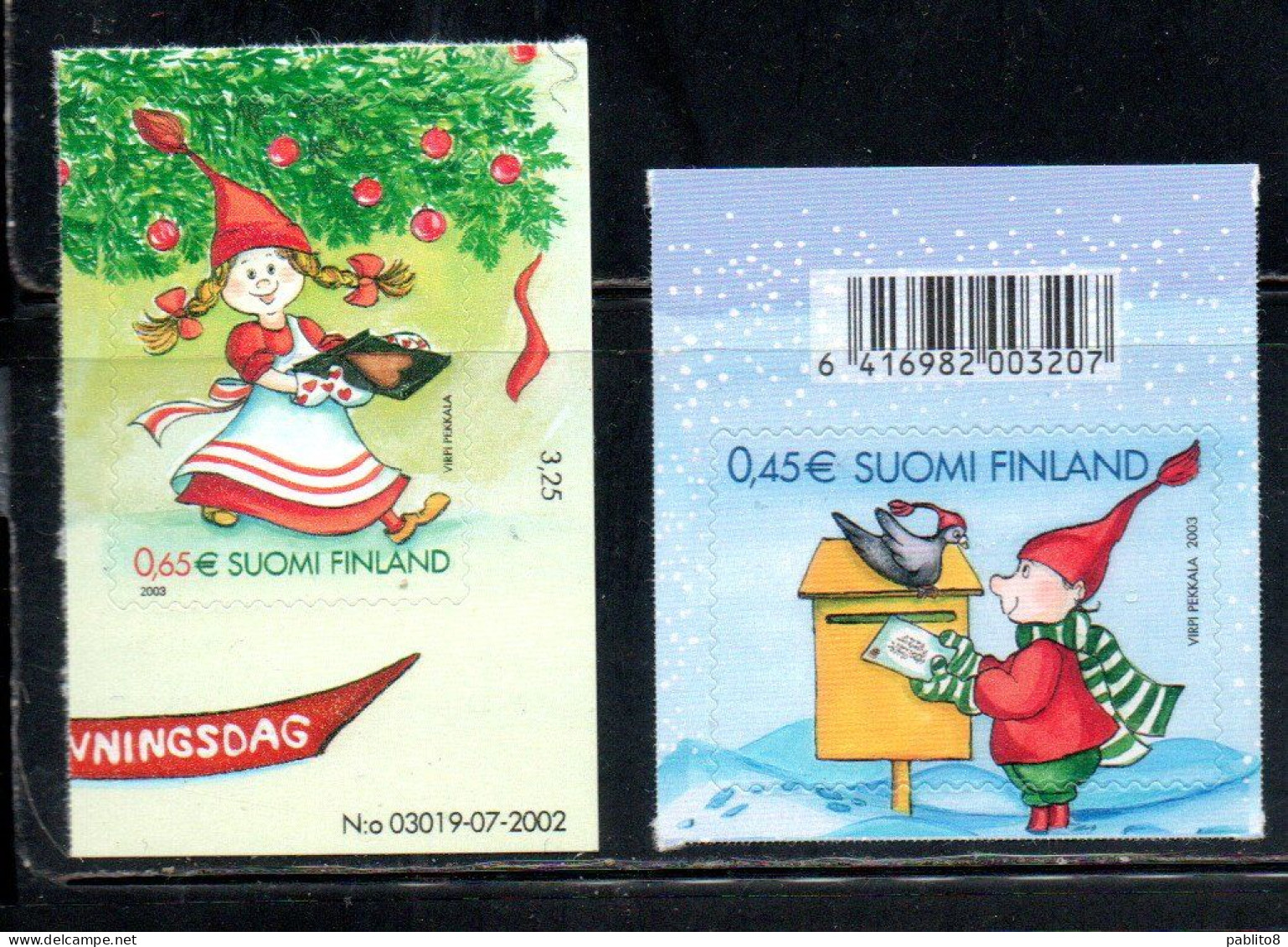 SUOMI FINLAND FINLANDIA FINLANDE 2003 CHRISTMAS NATALE NOEL WEIHNACHTEN NAVIDAD COMPLETE SET SERIE COMPLETA MNH - Nuevos