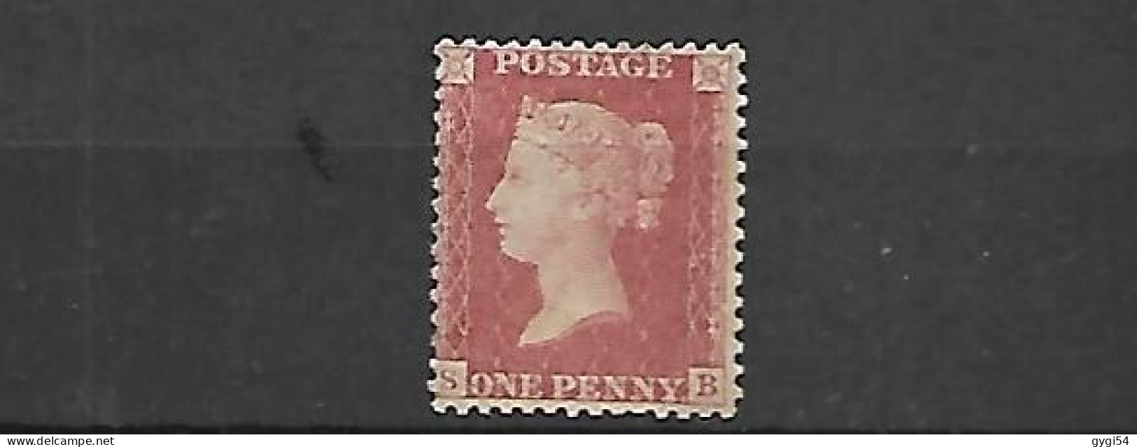 GRANDE - BRETAGNE  ONE PENNY ROUGE BRUN  DENTELE NEUF SANS GOMME - Unused Stamps