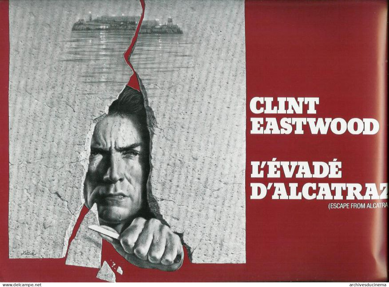 Clint EASTWOOD 3 Pressbooks Originaux - Bioscoopreclame