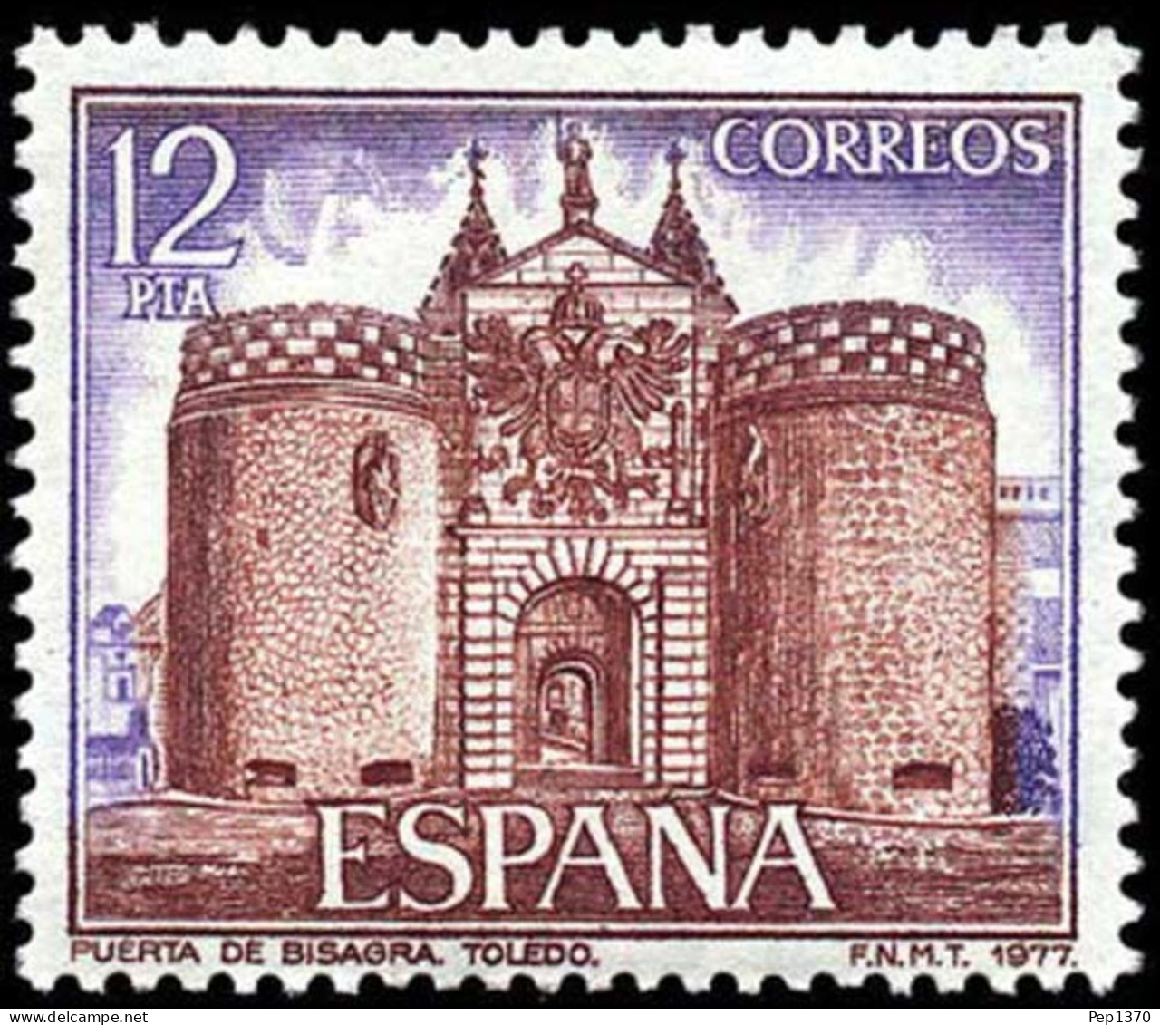 ESPAÑA 1977 - TURISMO - PUERTA DE BISAGRA EN TOLEDO - EDIFIL 2422** - Ongebruikt