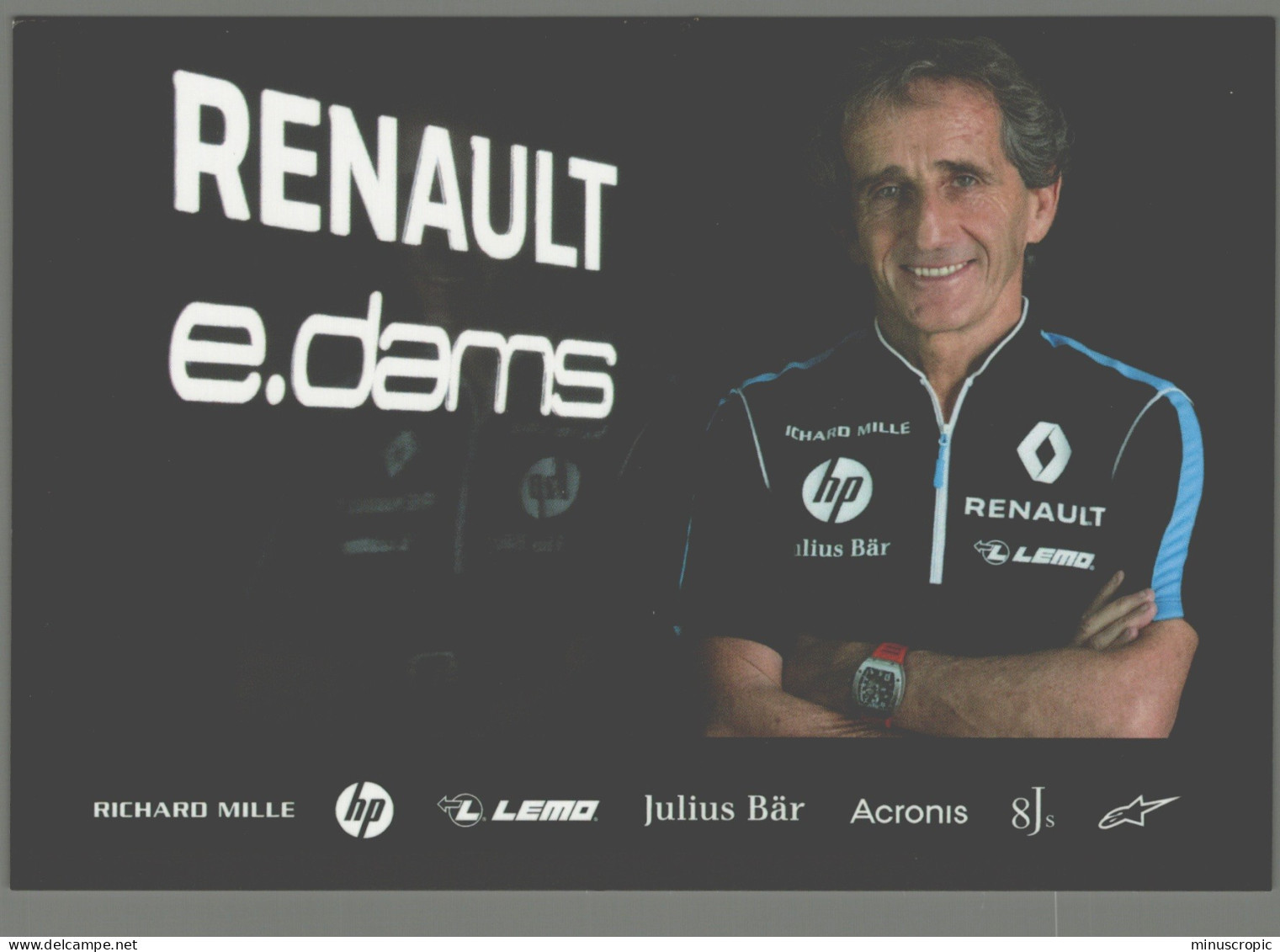 CPM - Automobile - Renault - E.dams - Alain Prost - Sonstige & Ohne Zuordnung