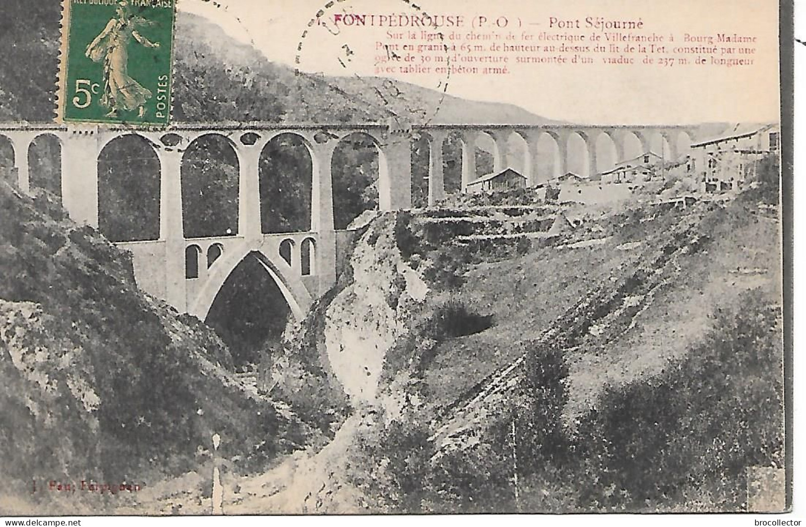 PONTPEDROUSE ( 66 ) -  Pont Séjourné - Kunstwerken