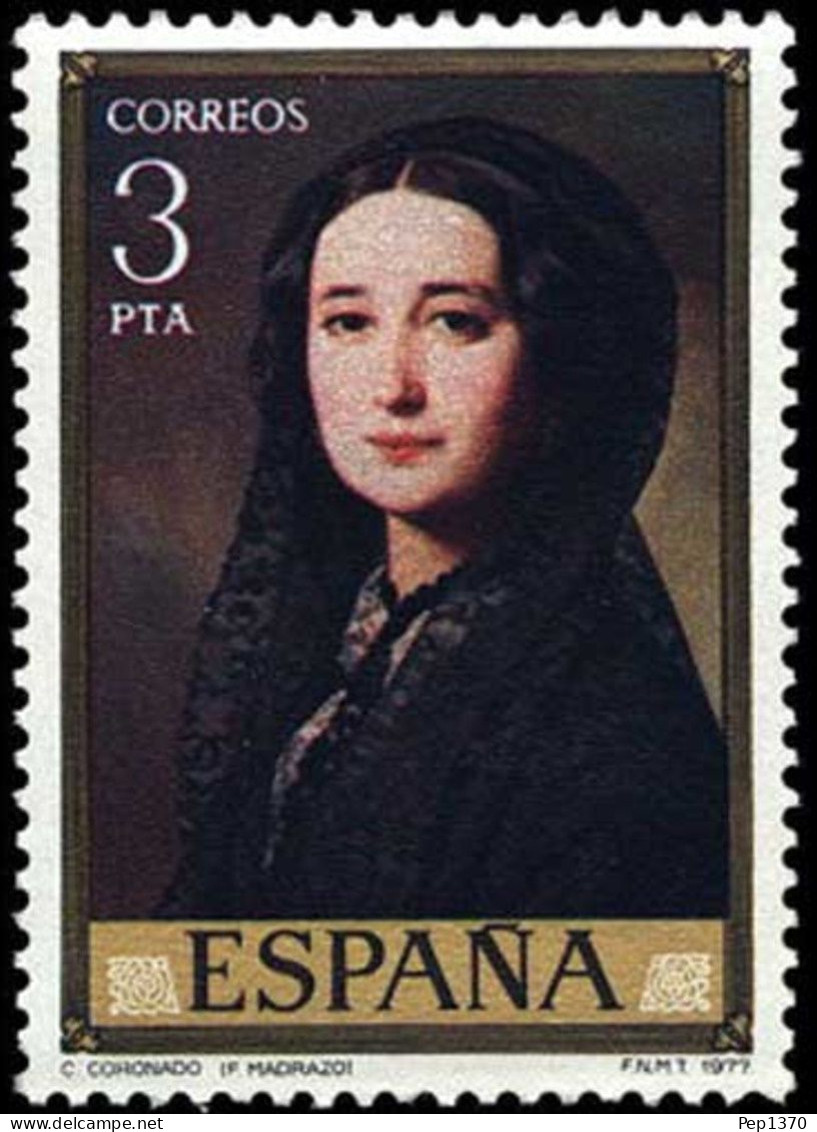 ESPAÑA 1977 - PINTOR FEDERICO MADRAZO - EDIFIL 2431** - Ongebruikt