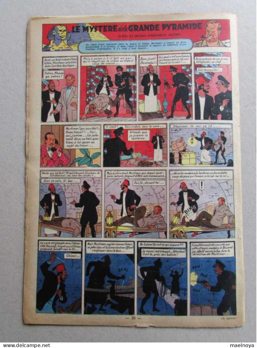 JOURNAL TINTIN N° 43 DE 1950 GRAND CONCOURS TINTIN