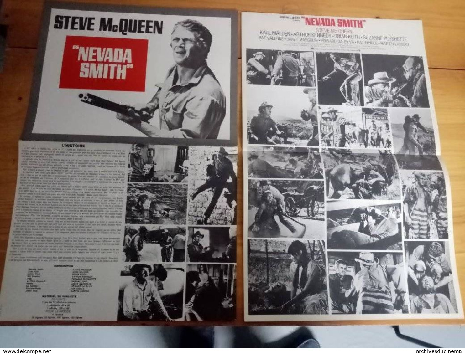 Steve McQUEEN Pressbook  Original NEVADA SMITH - Cinema Advertisement