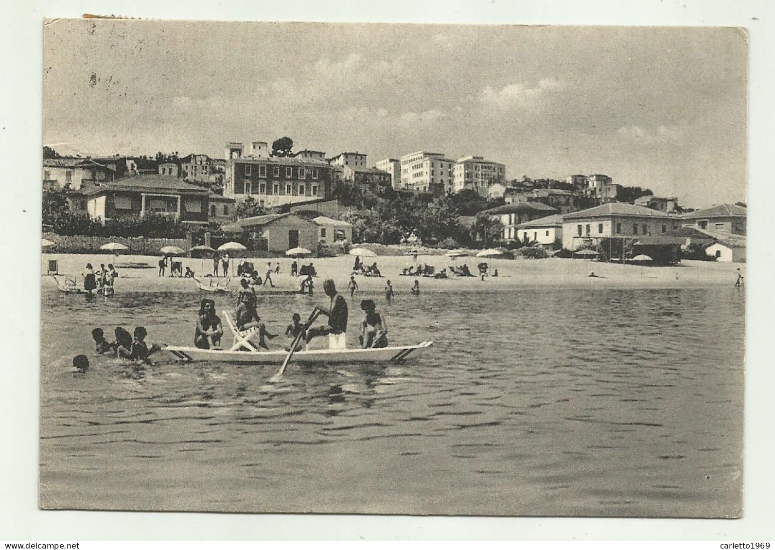 FRANCAVILLA AL MARE  - PANORAMA DAL MARE - VIAGGIATA FG - L'Aquila