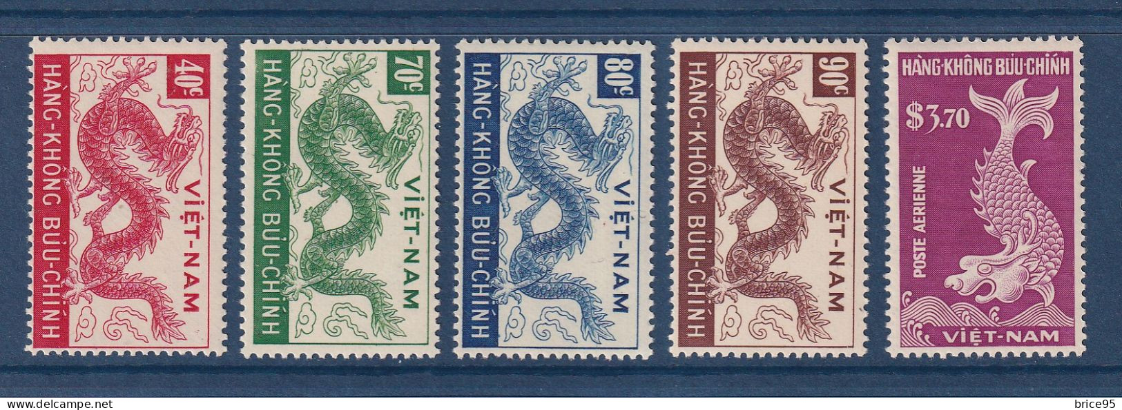 Vietnam - YT PA N° 4 à 8 ** - Neuf Sans Charnière - Poste Aérienne - 1952 - Vietnam