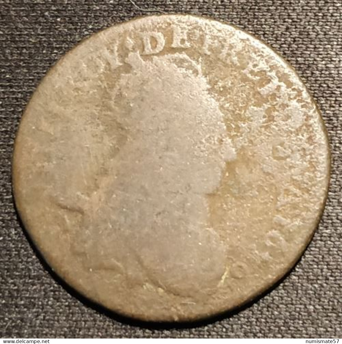 FRANCE - Liard De France Au Buste Juvénile 1656 D - Louis XIV - 1643-1715 Luigi XIV El Re Sole