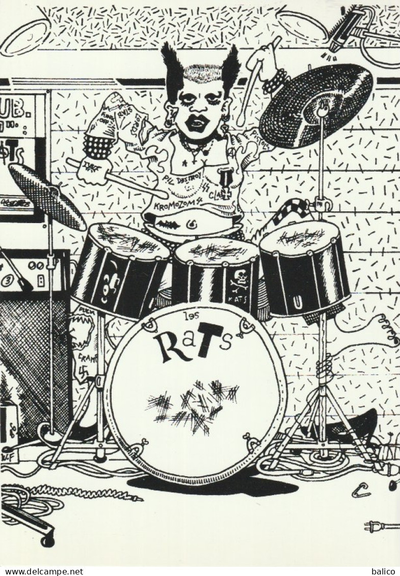 Orchestre Punk - Les Rats - Le Batteur  - Tirage 300 Exemplaires - Music And Musicians