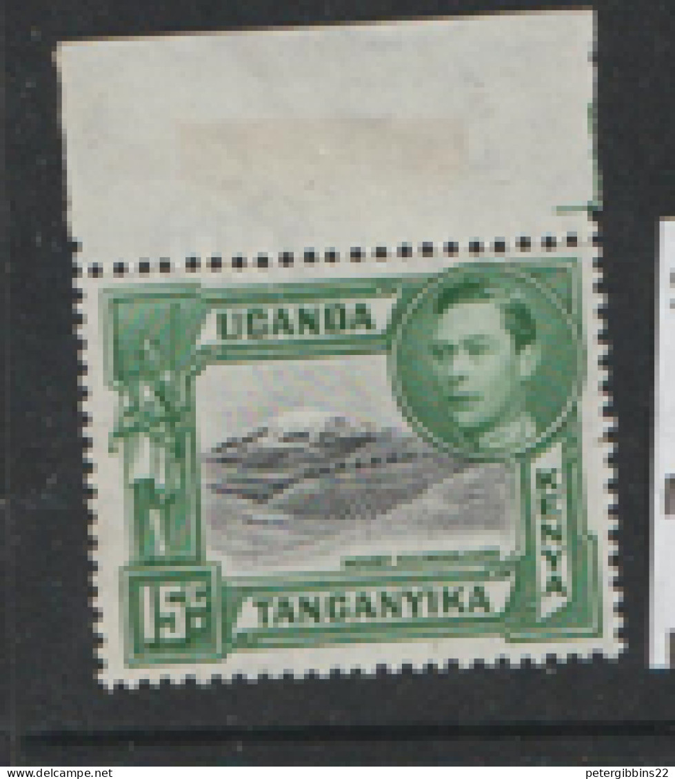 Kenya Uganda And Tanganyika  1938 SG 138 15c  Marginal Mounted Mint - Kenya, Oeganda & Tanganyika