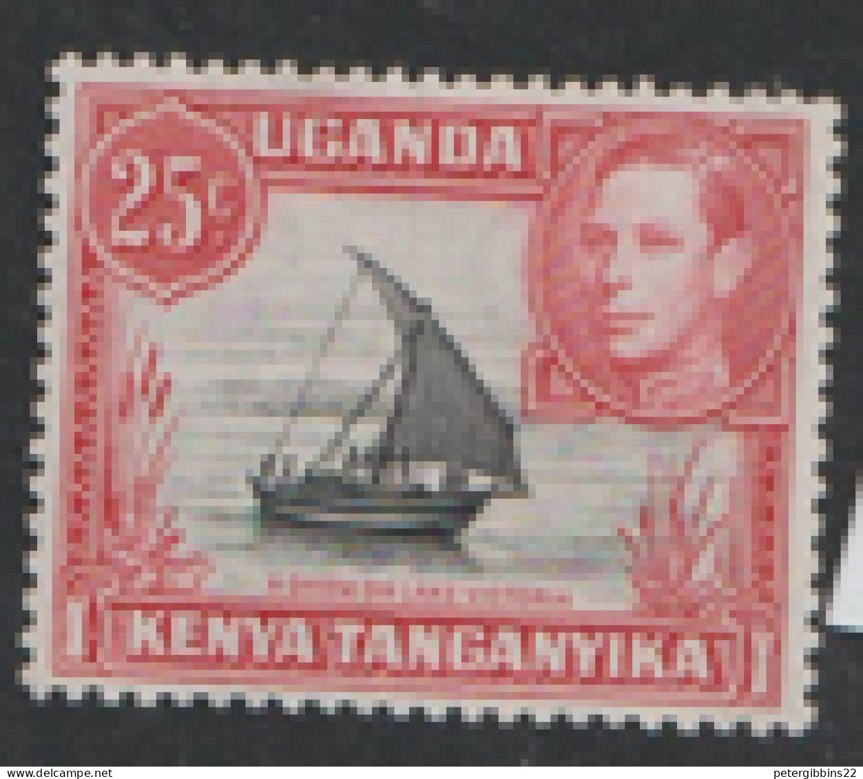 Kenya Uganda And Tanganyika  1938 SG 140 25c   Mounted Mint - Kenya, Uganda & Tanganyika