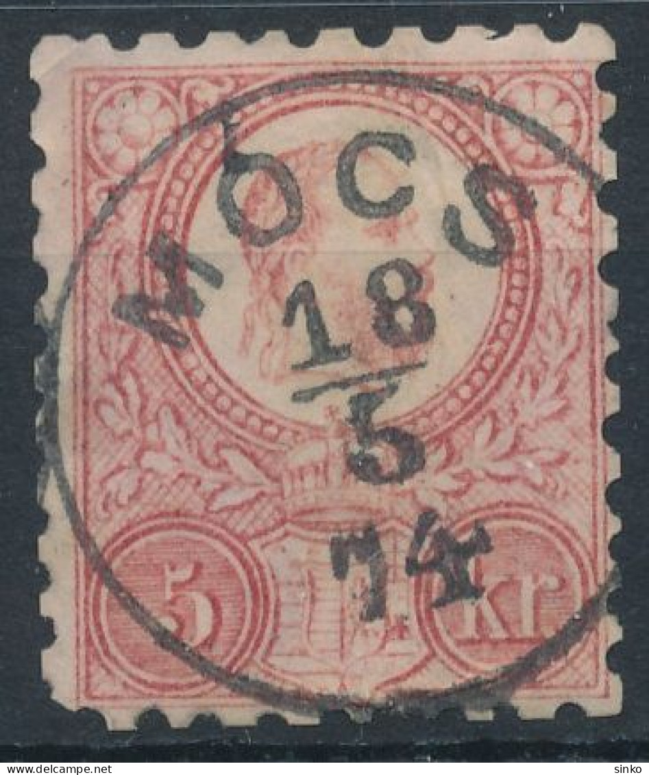 1871. Engraved 5kr, MOCS - ...-1867 Prephilately