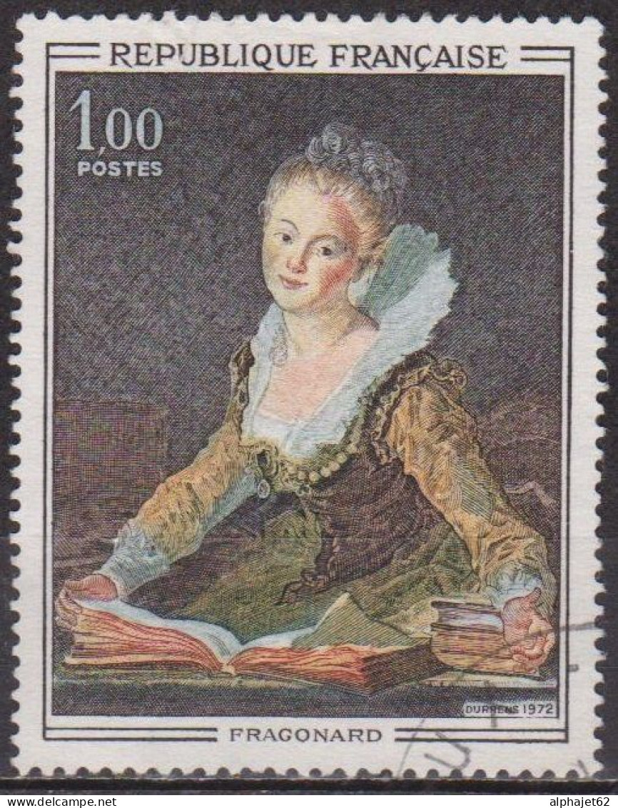 Art, Peinture - L'Etude: Fragonard - FRANCE - N° 1702 - 1972 - Used Stamps