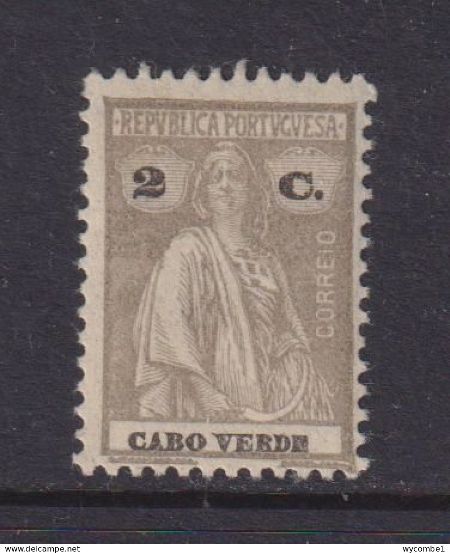 CAPE VERDE -  1914 Ceres 2c Mounted/Hinged Mint - Isola Di Capo Verde