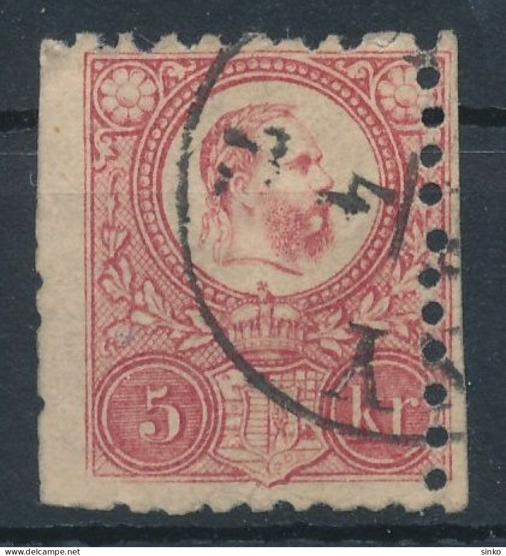 1871. Engraved 5kr Stamp - ...-1867 Prephilately