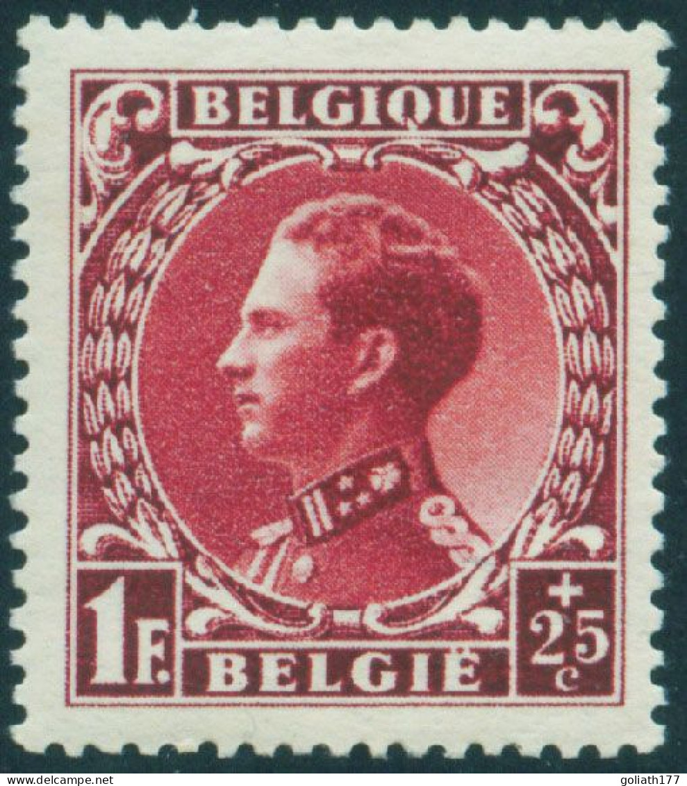 393 * Met Plakker - Obp 7,50 Euro - 1934-1935 Léopold III